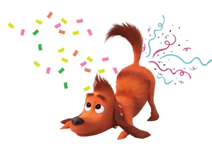 What Kind of Dog is Max from the Grinch? 5 Max from the grinch with confetti image