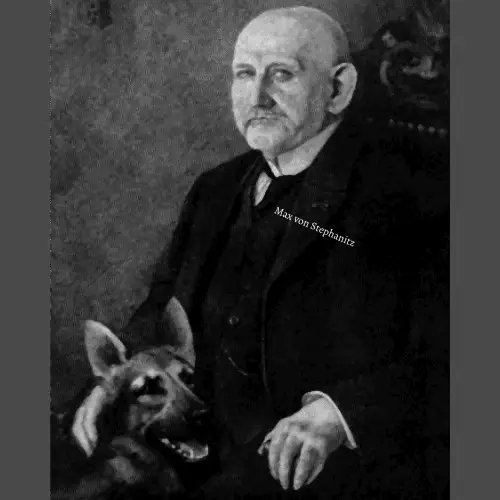 Belgian Malinois vs. German Shepherd - Detailed Comparison 17 Max von Stephanitz photo with his german shepherd vintage photo