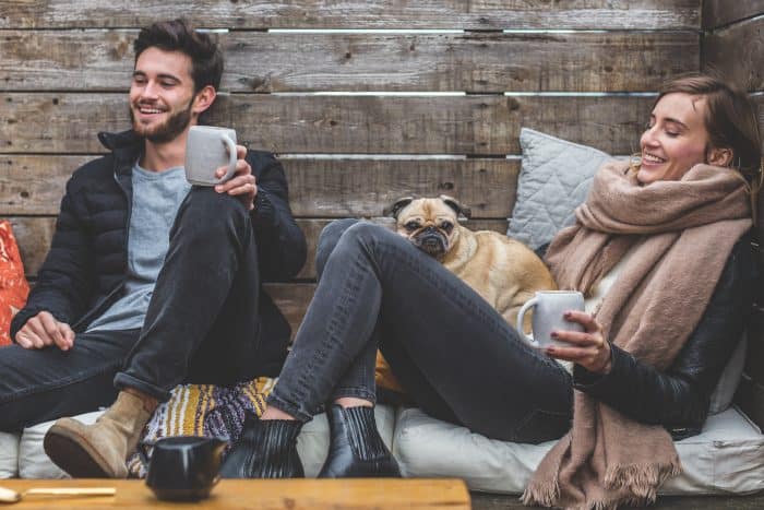 Pug Dog Breed Complete Information 5 Pug sitting on the lady's lap