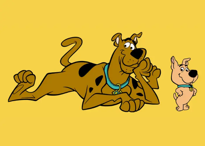 What Kind of Dog is Marmaduke? 6 Scooby-doo and scrappy doo on yellow background