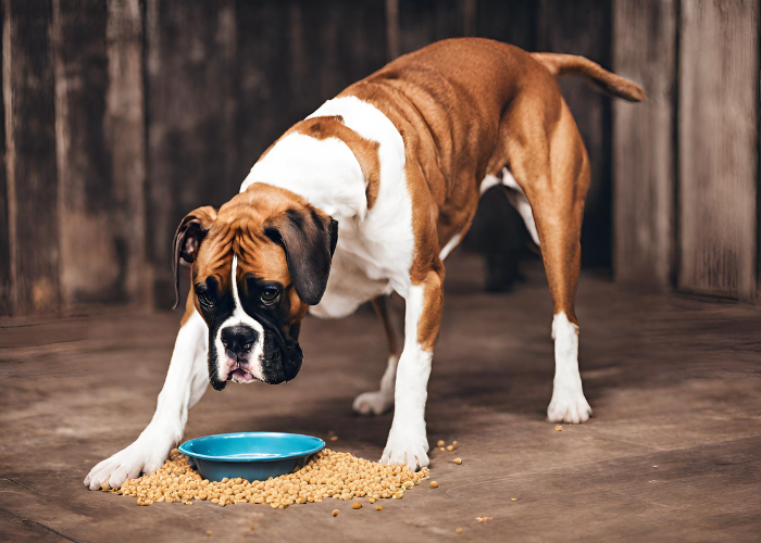 boxer dog breed feeding