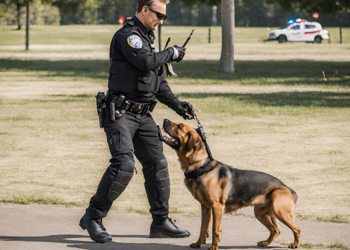police dog training