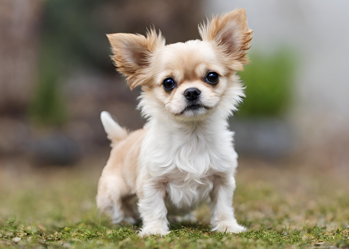 shichi puppy close up photo