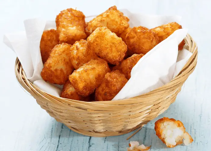  tater tots in a basket